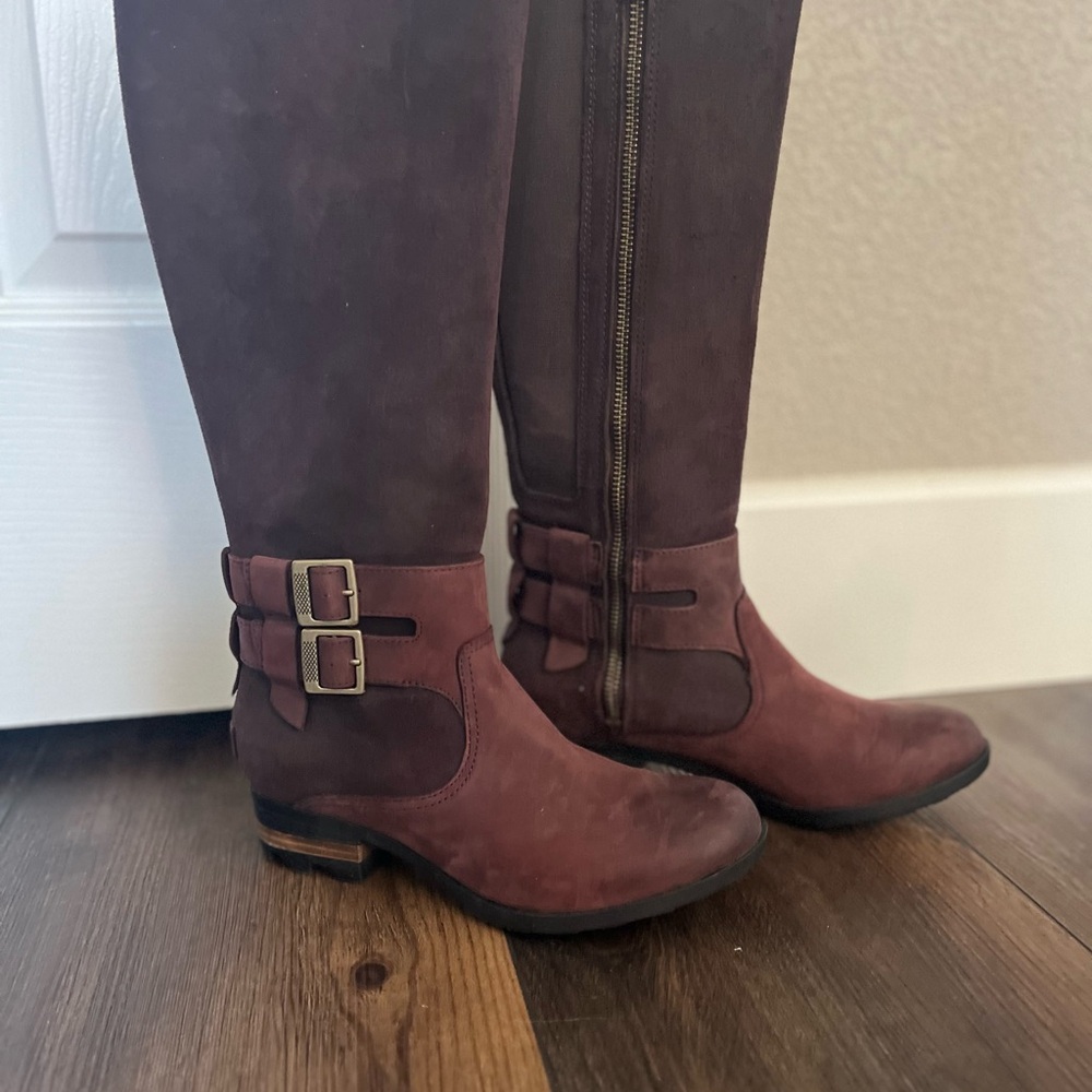 Elegant Brown Knee-High Boots